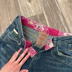 Vintage D&G Women's Skinny Low-Rise Jeans